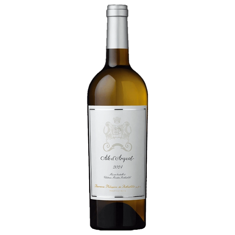 A bottle of Aile d'Argent Blanc du Chateau Mouton Rothschild 2024 750ml White Wine