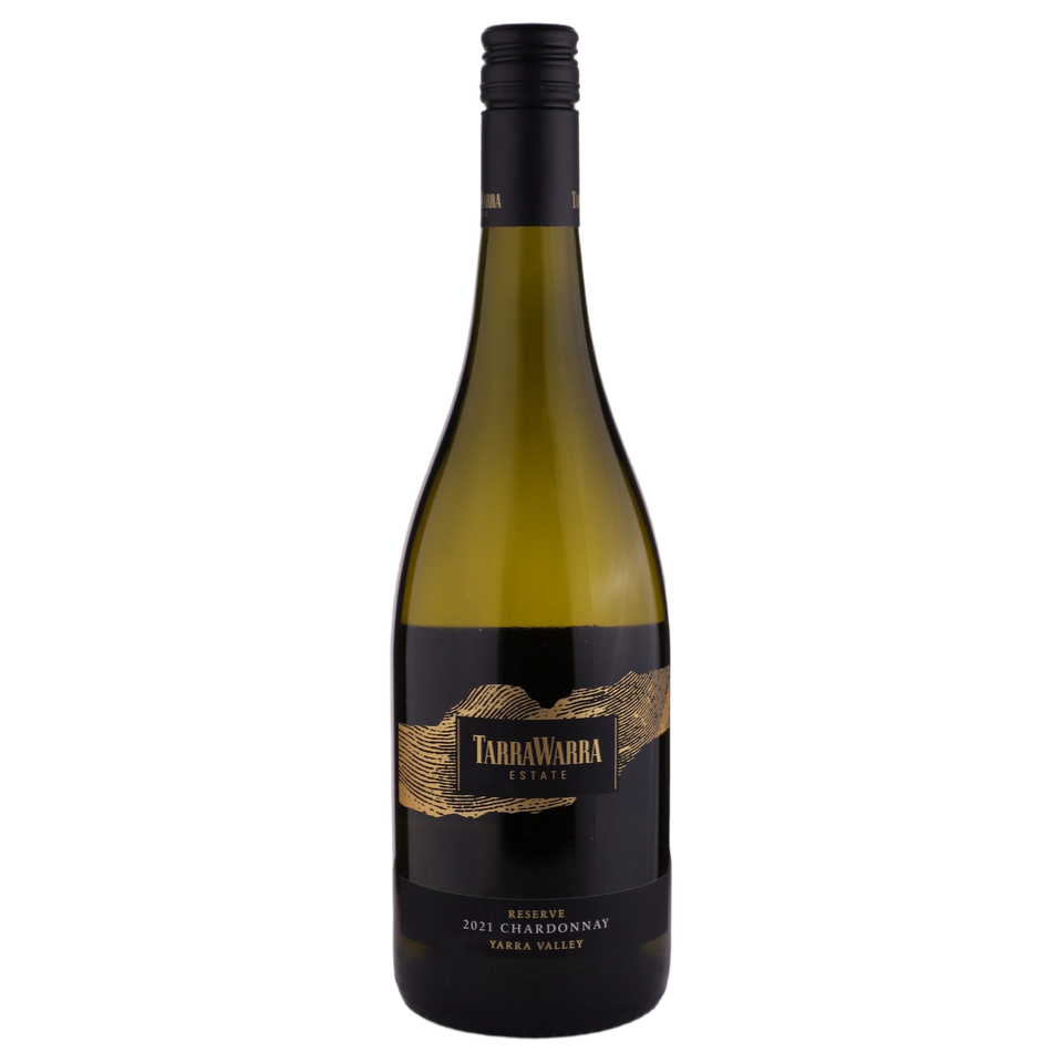 A bottle of TarraWarra Estate Reserve Chardonnay 2021 750ml White Wine