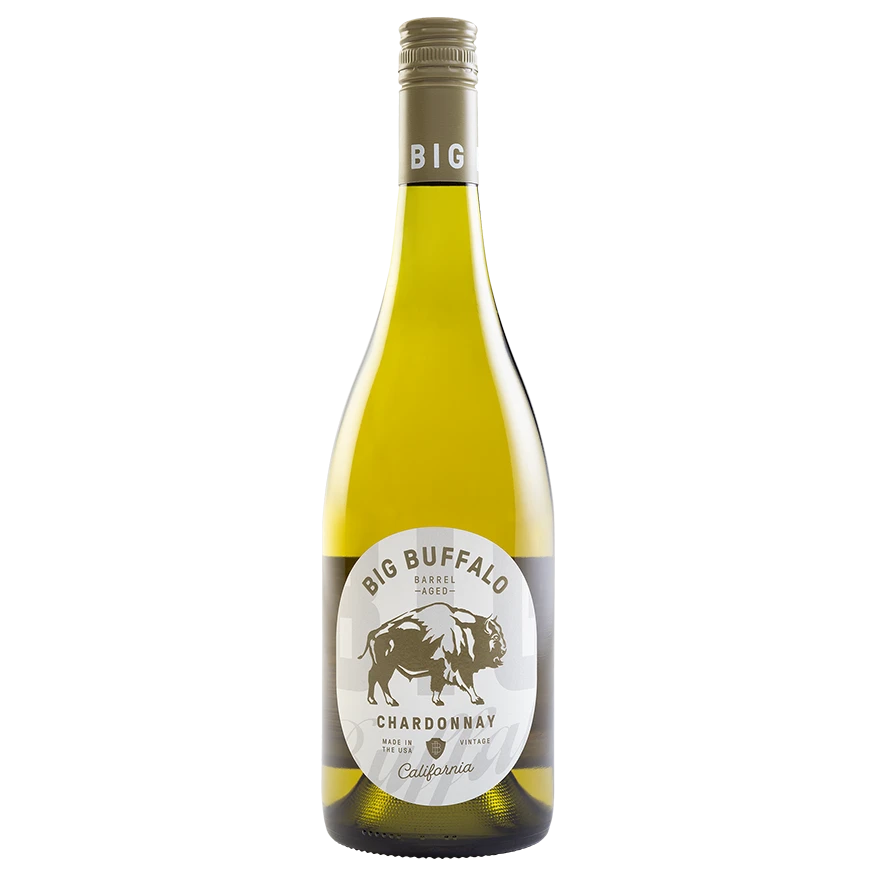 A bottle of Big Buffalo Chardonnay 2023 750ml White Wine