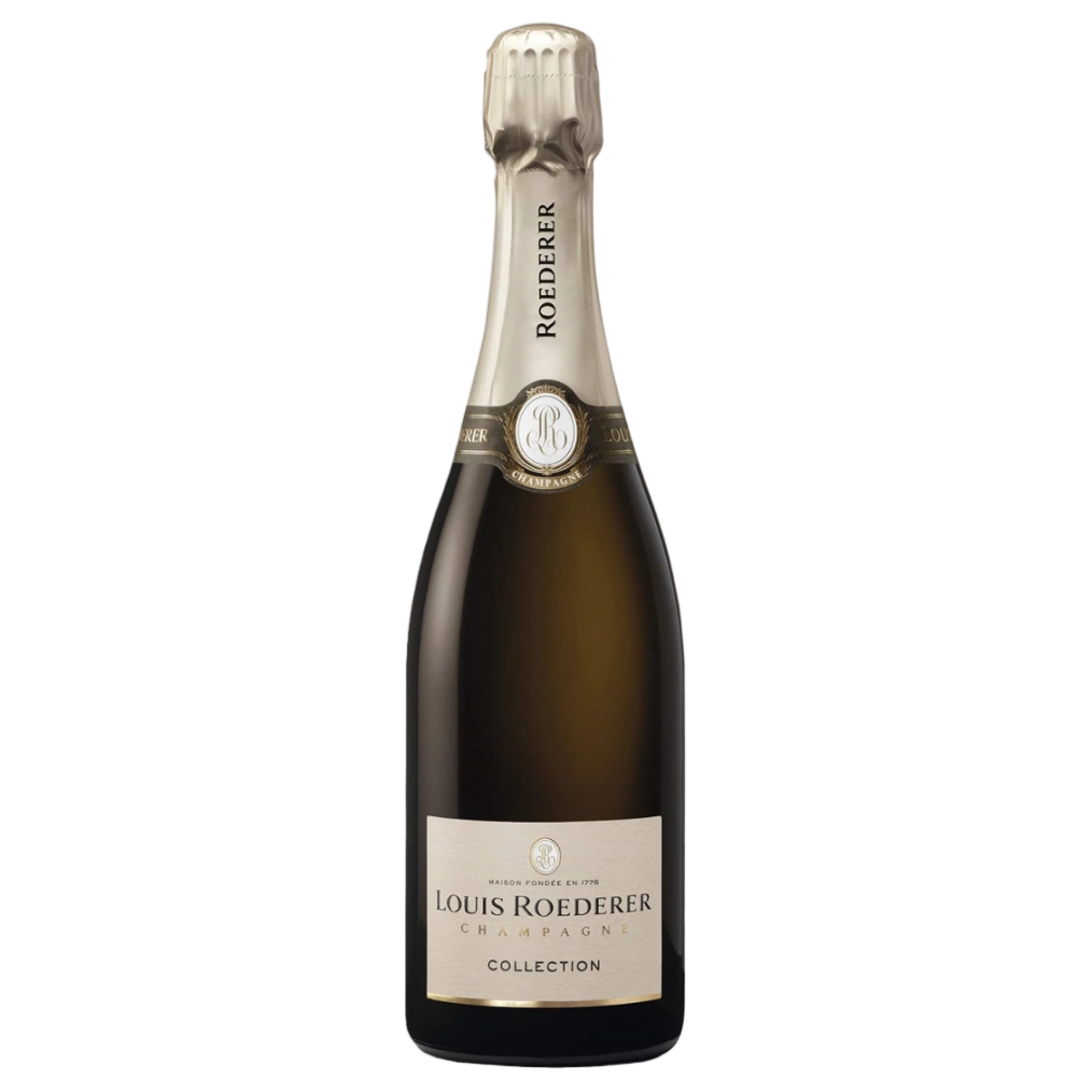 A bottle of Roederer Collection 246 Graphic Gift Box 750ml Sparkling Wine