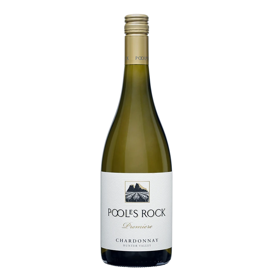 A bottle of Pooles Rock Premiere Chardonnay 2023 750ml White Wine