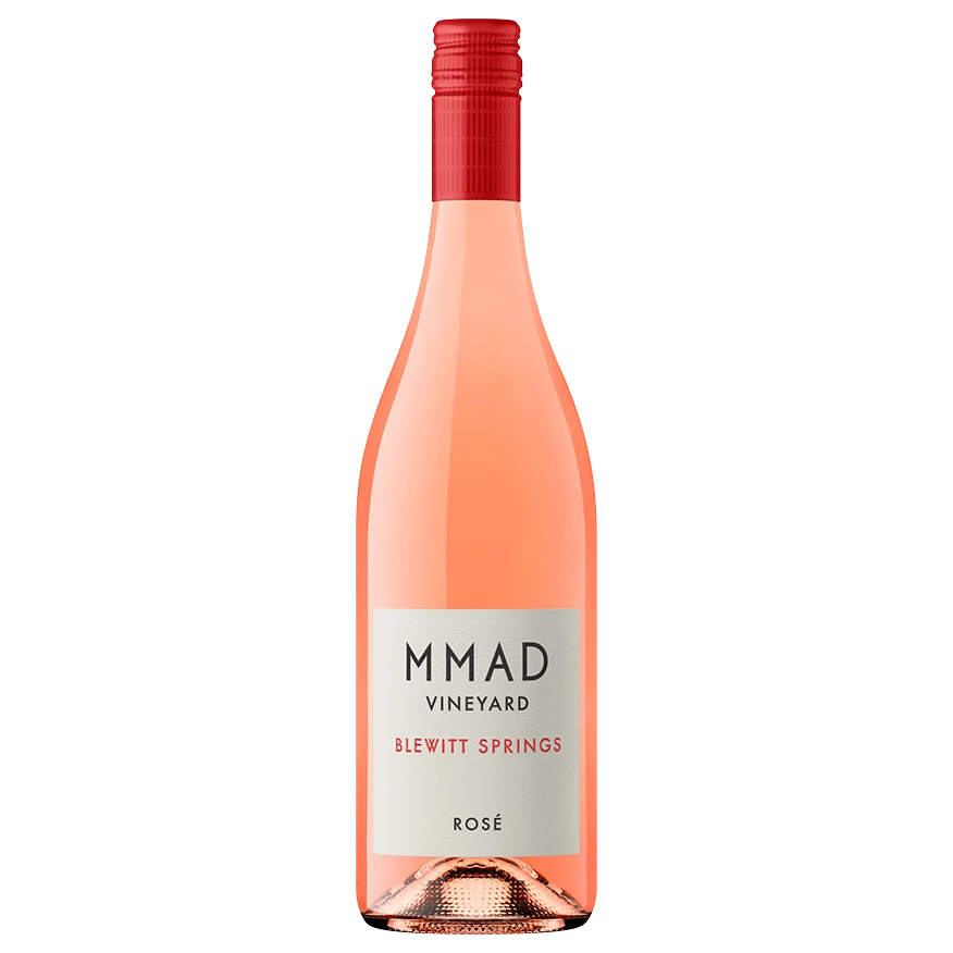 A bottle of MMAD Vineyard Rosé 2025 750ml Rose Wine