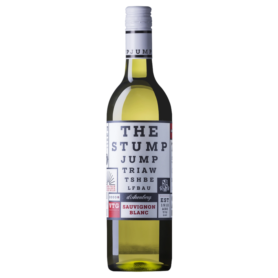 A bottle of d’Arenberg The Stump Jump Sauvignon Blanc 2025 750ml White Wine