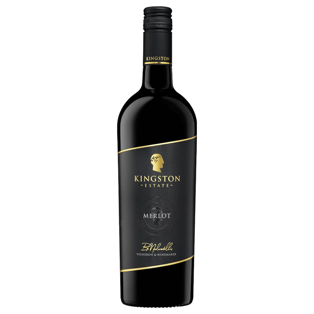 A bottle of Kingston Estate Merlot 2023 750ml Red Wine