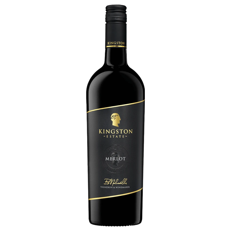 A bottle of Kingston Estate Merlot 2023 750ml Red Wine