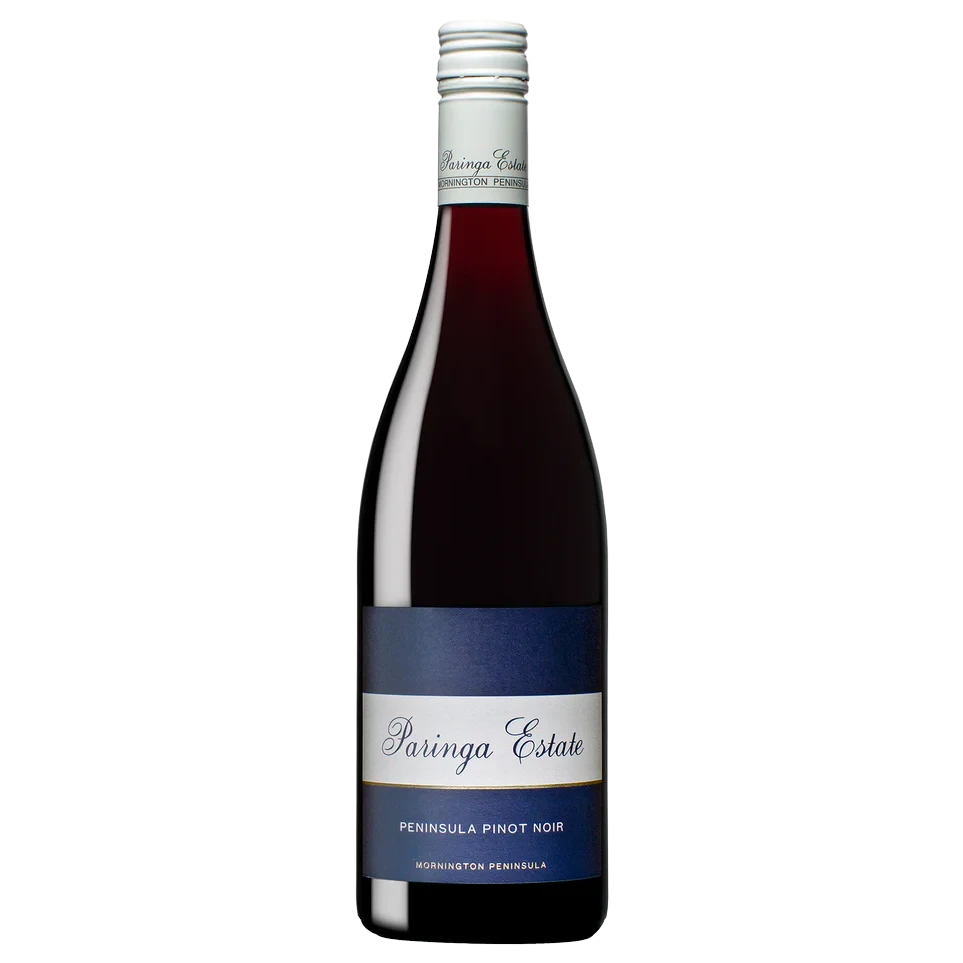 A bottle of Paringa Peninsula Pinot Noir 2025 750ml Red Wine