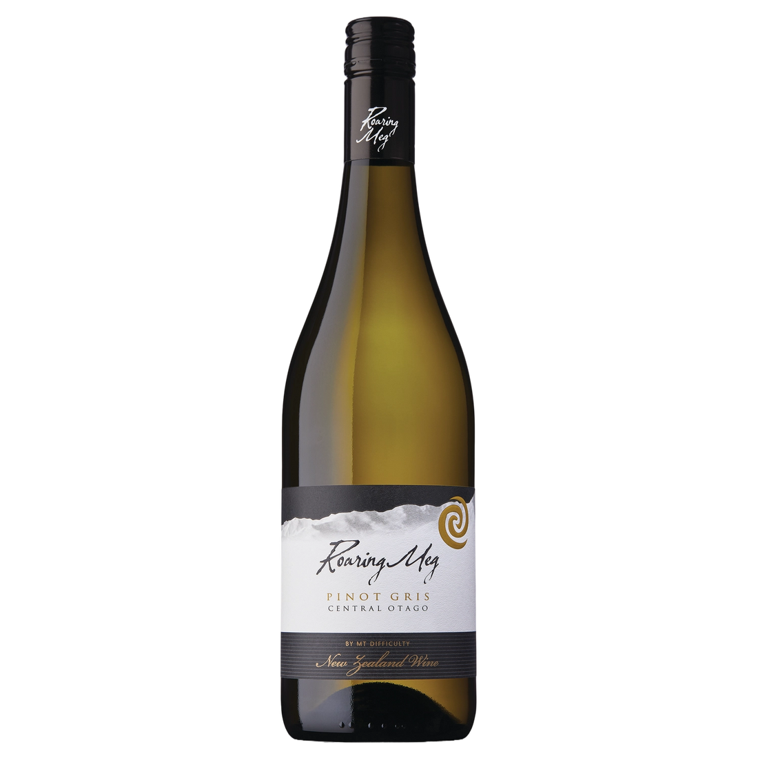 A bottle of Mt Difficulty Roaring Meg Pinot Gris 2025 750ml White Wine