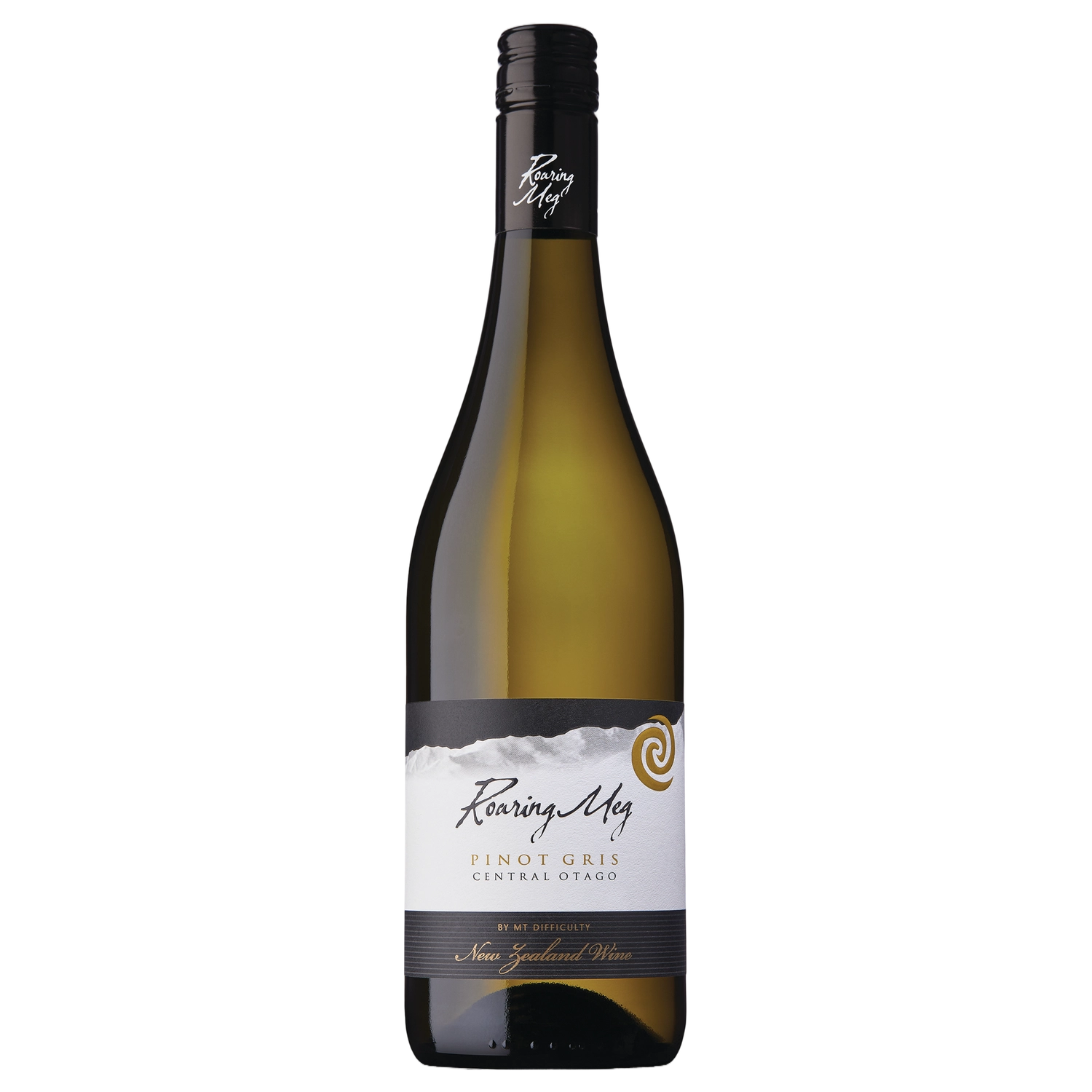 A bottle of Mt Difficulty Roaring Meg Pinot Gris 2025 750ml White Wine