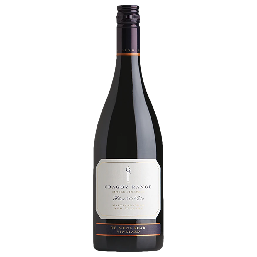 A bottle of Craggy Range Te Muna Road Pinot Noir 2025 750ml Red Wine