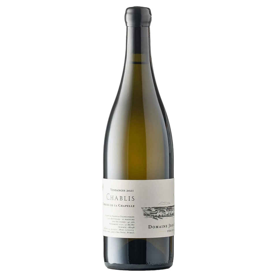 A bottle of Jean Dauvissat Pere & Fils Chablis Terroirs de la Chapelle 2023 750ml White Wine