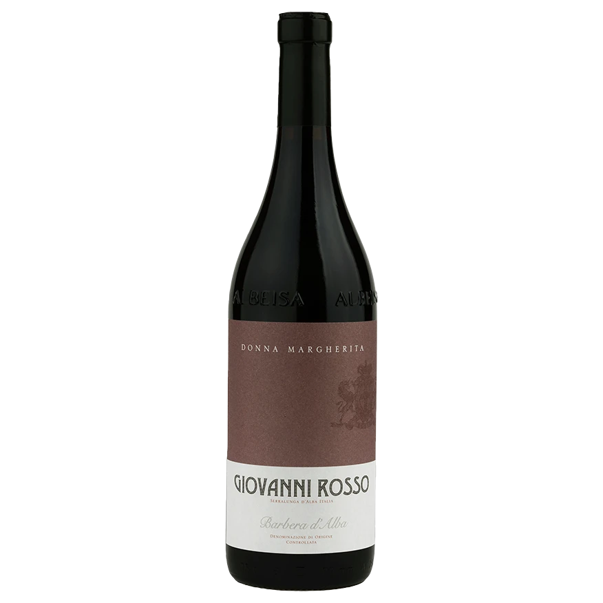 A bottle of Giovanni Rosso Barbera d'Alba Donna Margherita 2024 750ml Red Wine