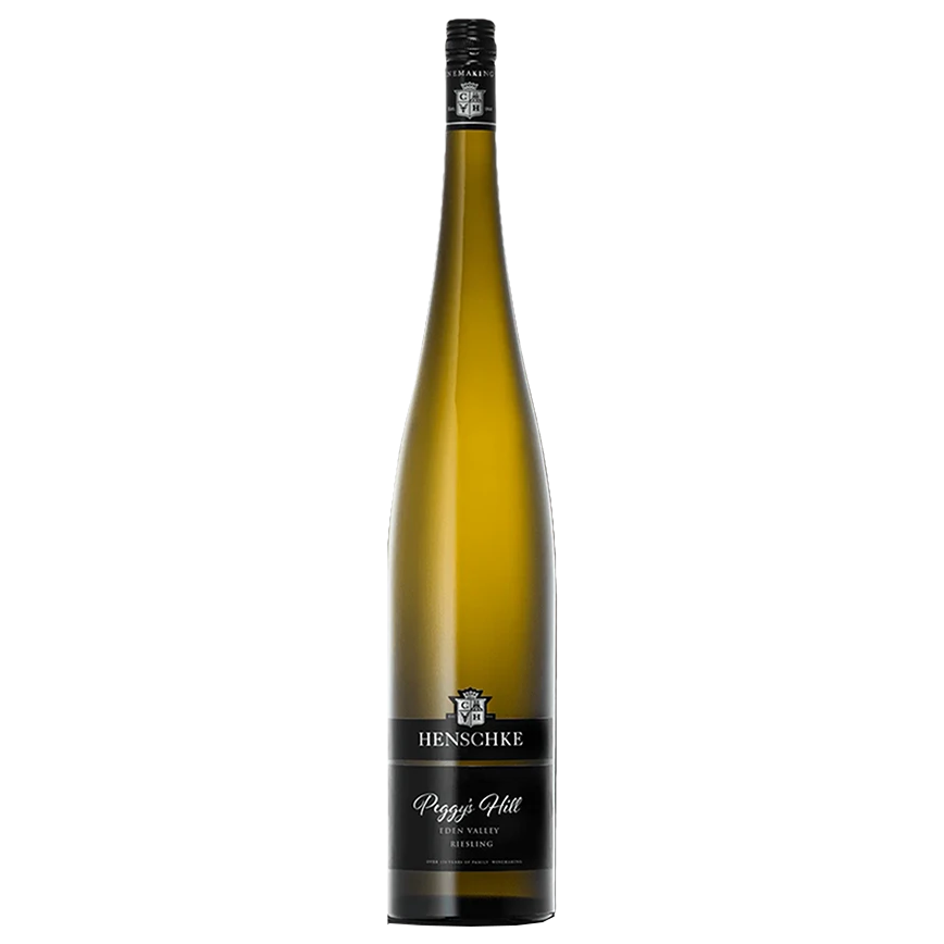 A bottle of Henschke Peggy's Hill Riesling 2025 1500ml White Wine