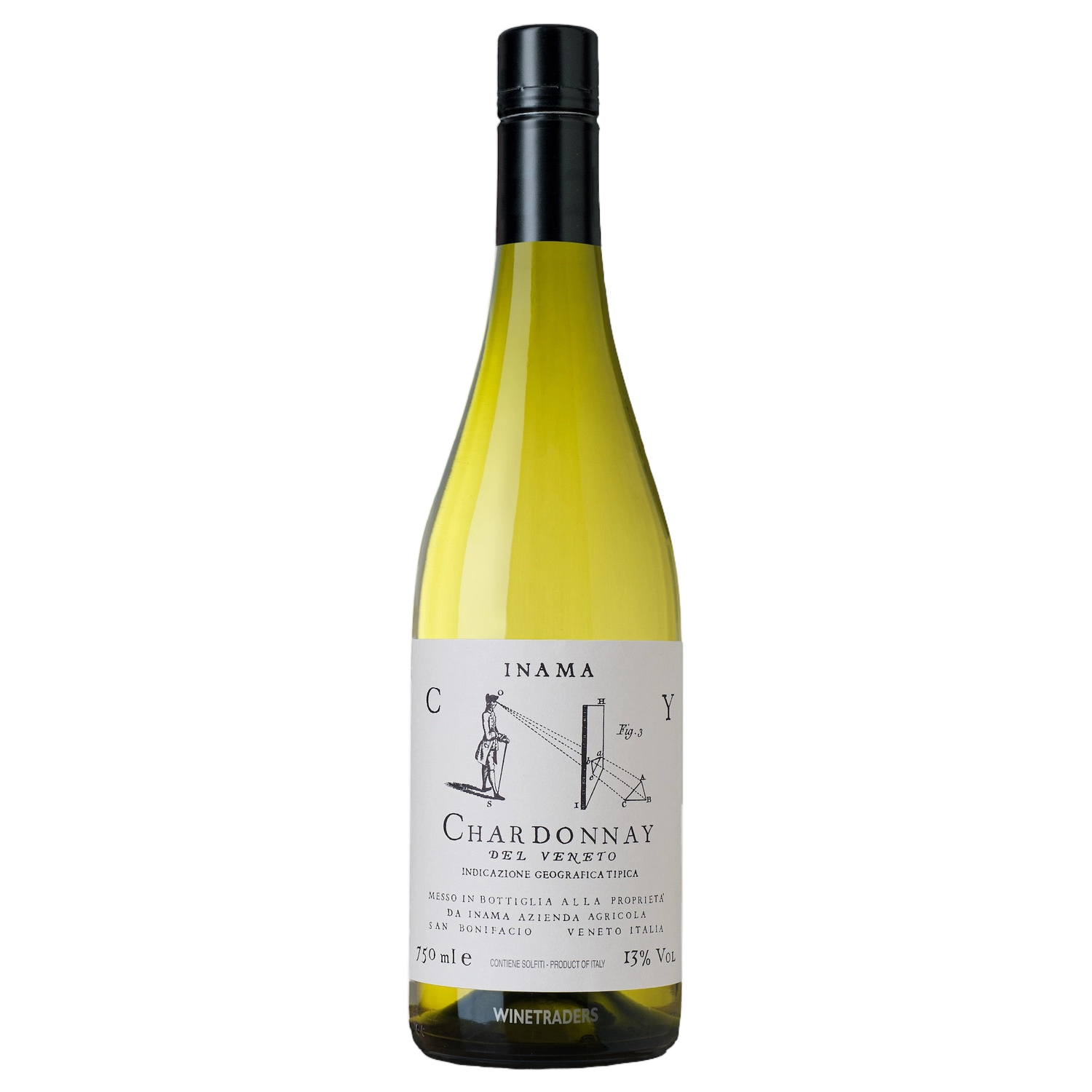 A bottle of Inama Chardonnay Screwcap 2024 750ml White Wine