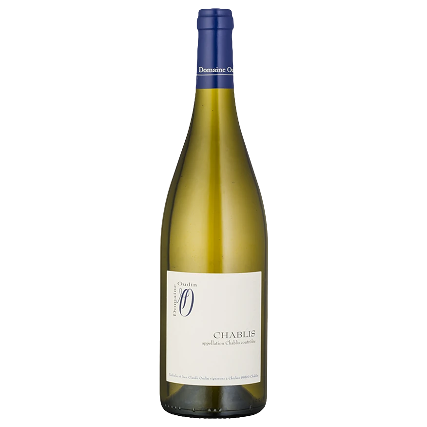 A bottle of Domaine Oudin Chablis 2023 750ml White Wine