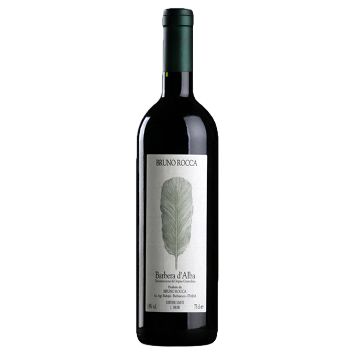 A bottle of Bruno Rocca Barbera d'Alba 2023 750ml Red Wine