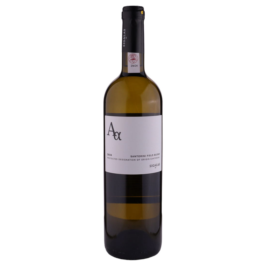 A bottle of Sigalas Aa Assyrtiko and Athiri Santorini 2024 750ml White Wine