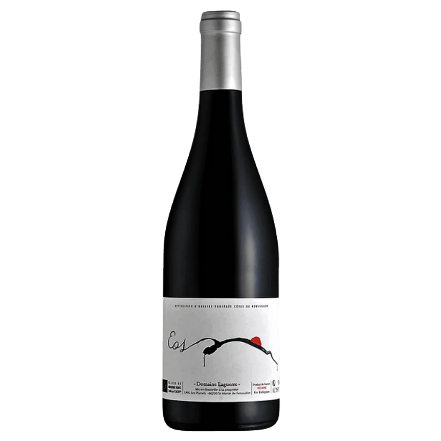A bottle of Domaine Laguerre Cotes Roussillon 'Eos Rouge’ Red 2022 750ml Red Wine