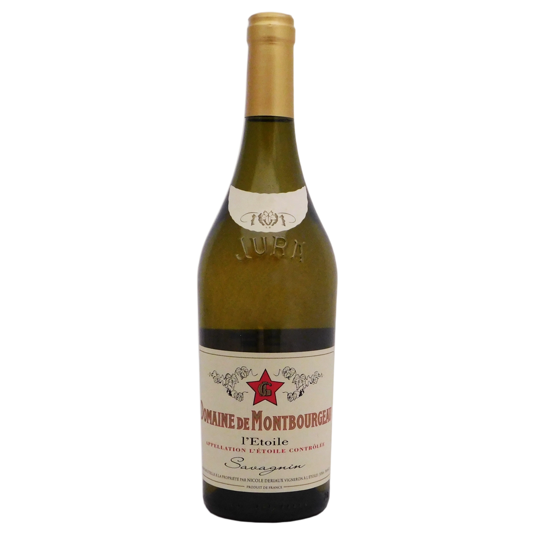 A bottle of Domaine De Montbourgeau Jura L'Etoile ‘Savagnin’ White 2020 750ml White Wine