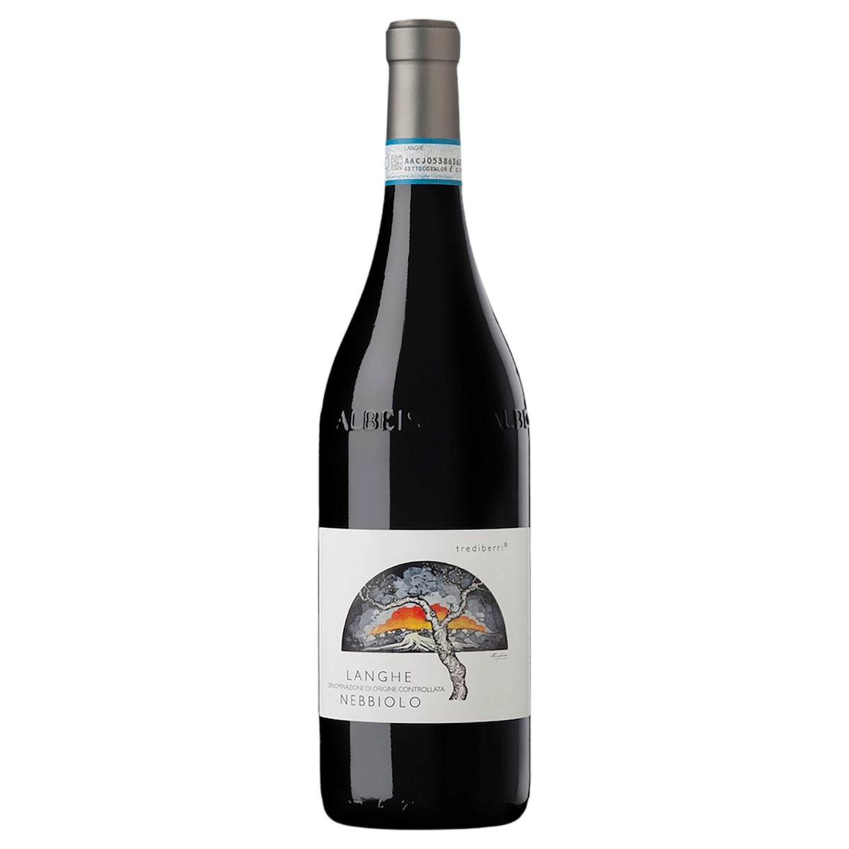 A bottle of Trediberri Nebbiolo Langhe DOC 2025 750ml Red Wine