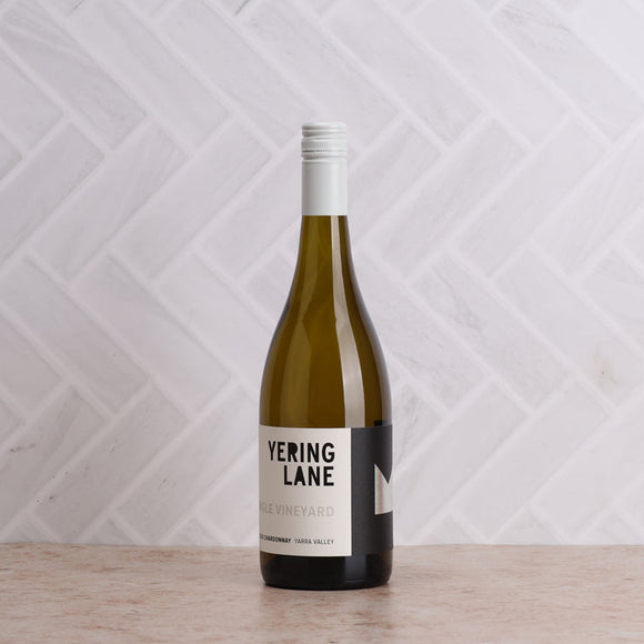 A bottle of Yering Lane Single Vineyard Chardonnay 2025 750ml White Wine