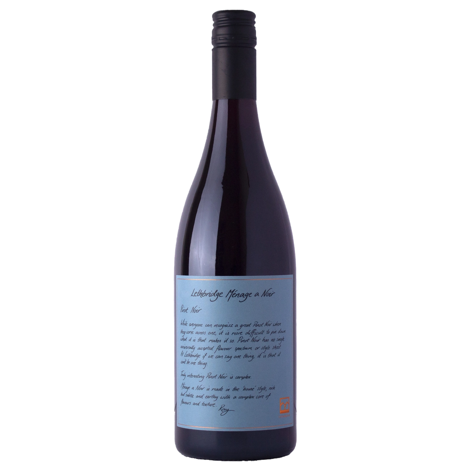 A bottle of Lethbridge Ménage à Noir 2025 750ml Red Wine