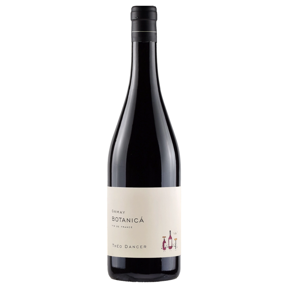 A bottle of Théo Dancer Vin de France Botanica Gamay () 2024 1500ml Red Wine