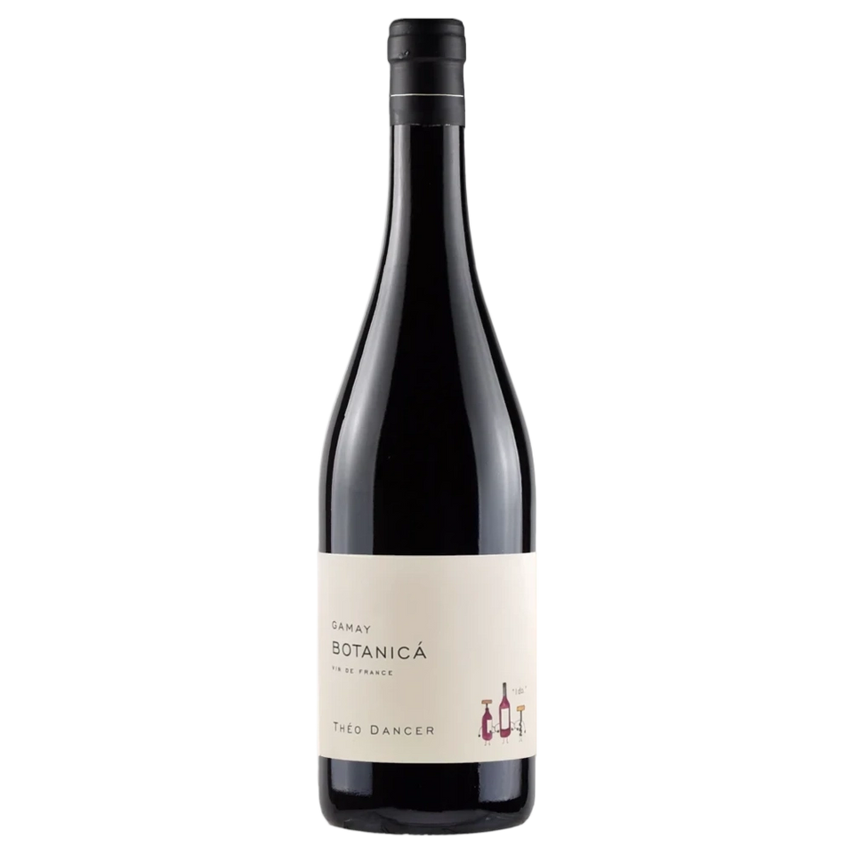 A bottle of Théo Dancer Vin de France Botanica Gamay 2024 750ml Red Wine