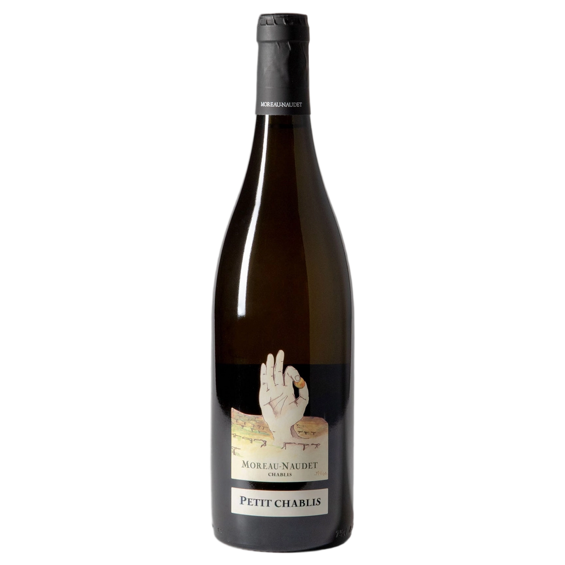 A bottle of Domaine Moreau Naudet Petit Chablis 2024 750ml White Wine