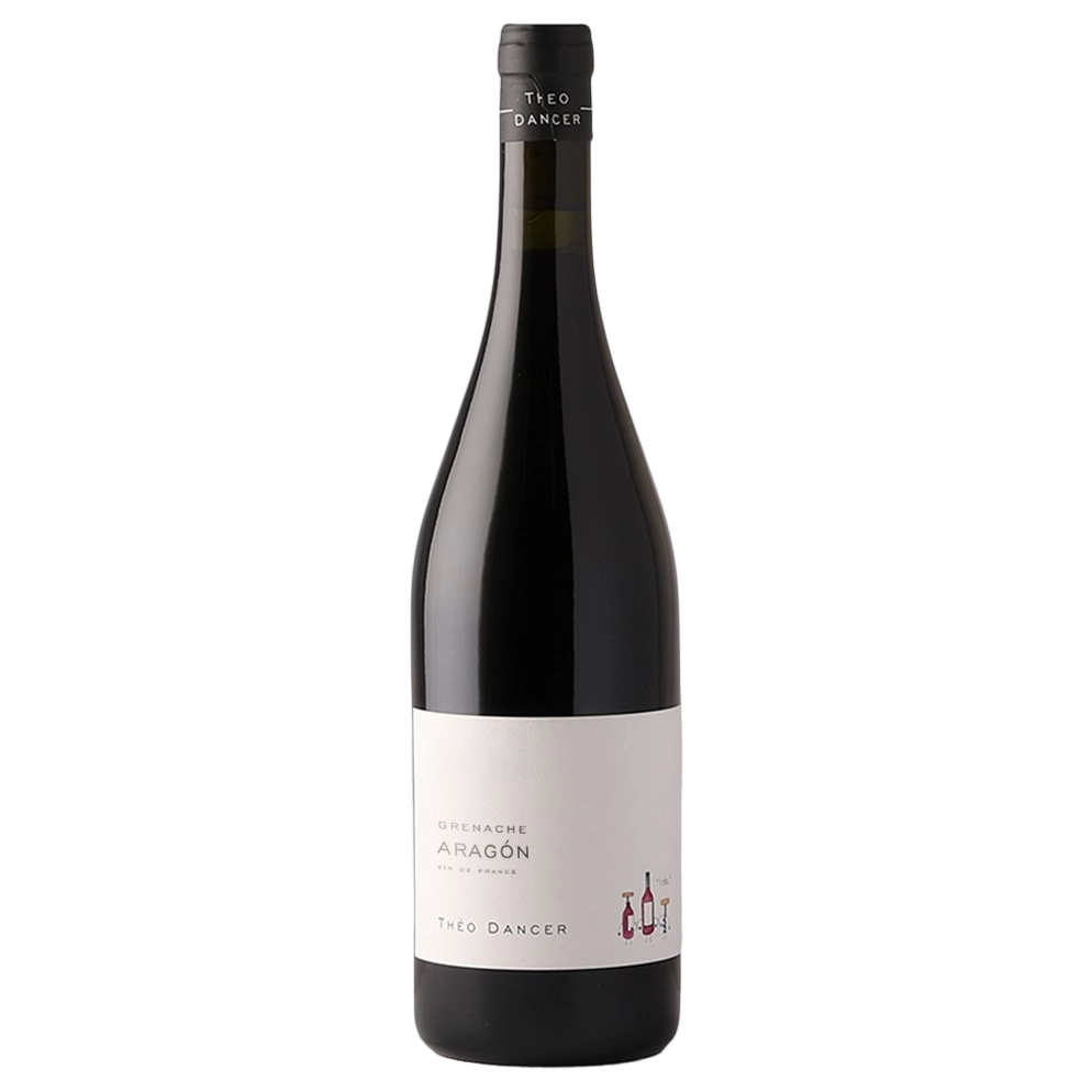 A bottle of Théo Dancer Vin de France Aragón Grenache () 2024 1500ml Red Wine