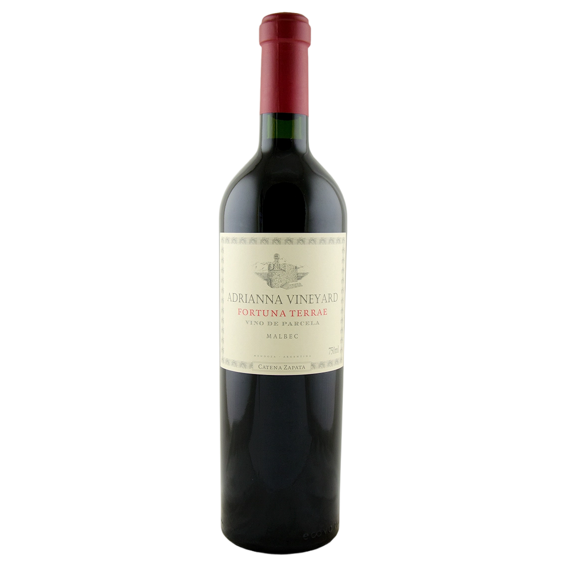 A bottle of Bodega Catena Zapata Adrianna Vineyard 'Fortuna Terrae' Malbec 2021 750ml Red Wine