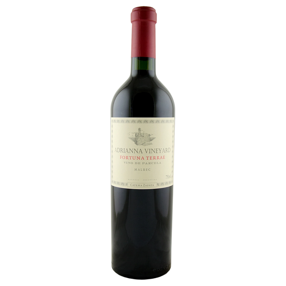 A bottle of Bodega Catena Zapata Adrianna Vineyard 'Fortuna Terrae' Malbec 2021 750ml Red Wine