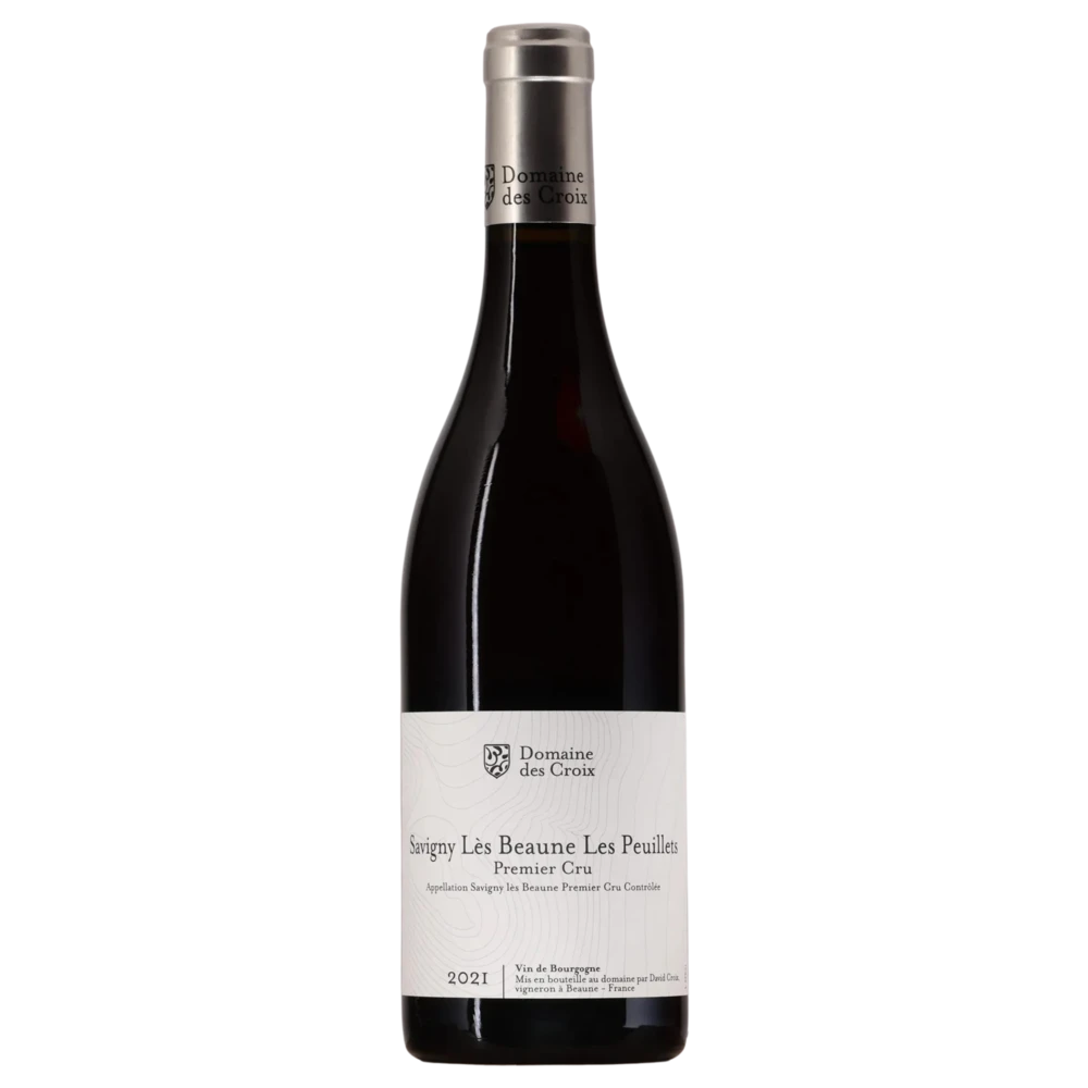 A bottle of Domaine des Croix Savigny lès Beaune 1er Cru Les Peuillets 2023 750ml Red Wine
