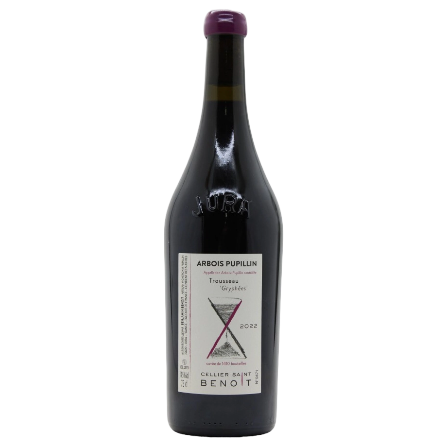 A bottle of Cellier Saint Benoit Arbois Pupillin Fonteneille Trousseau 2023 750ml Red Wine