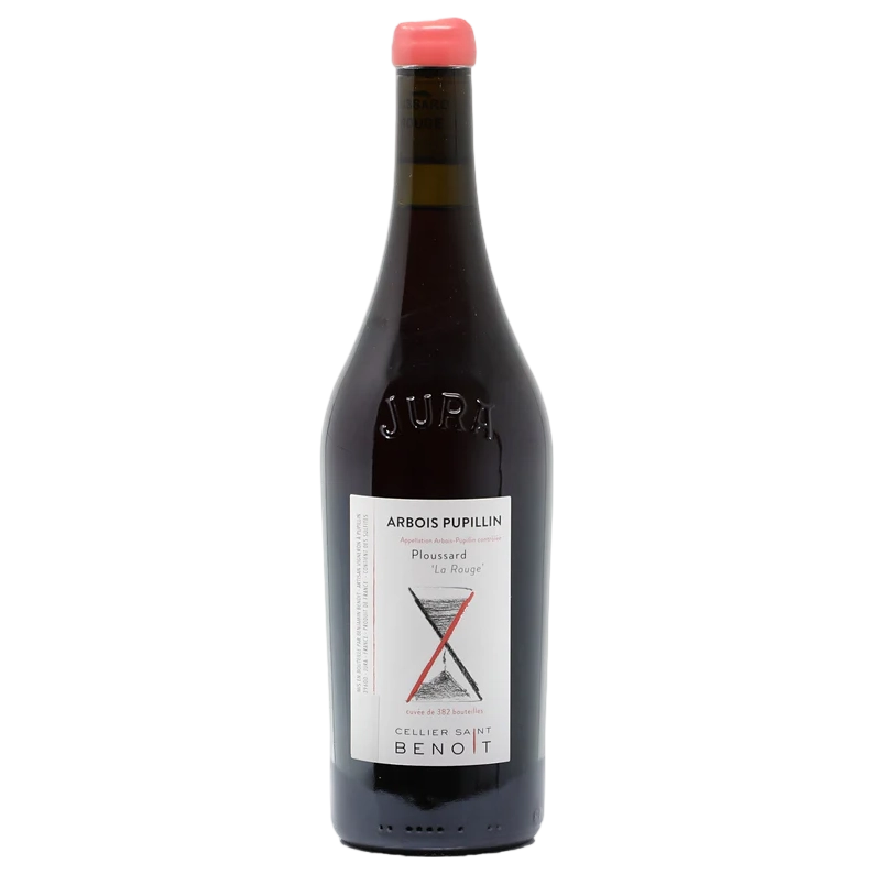 A bottle of Cellier Saint Benoit Arbois Pupillin La Rouge Ploussard 2023 750ml Red Wine