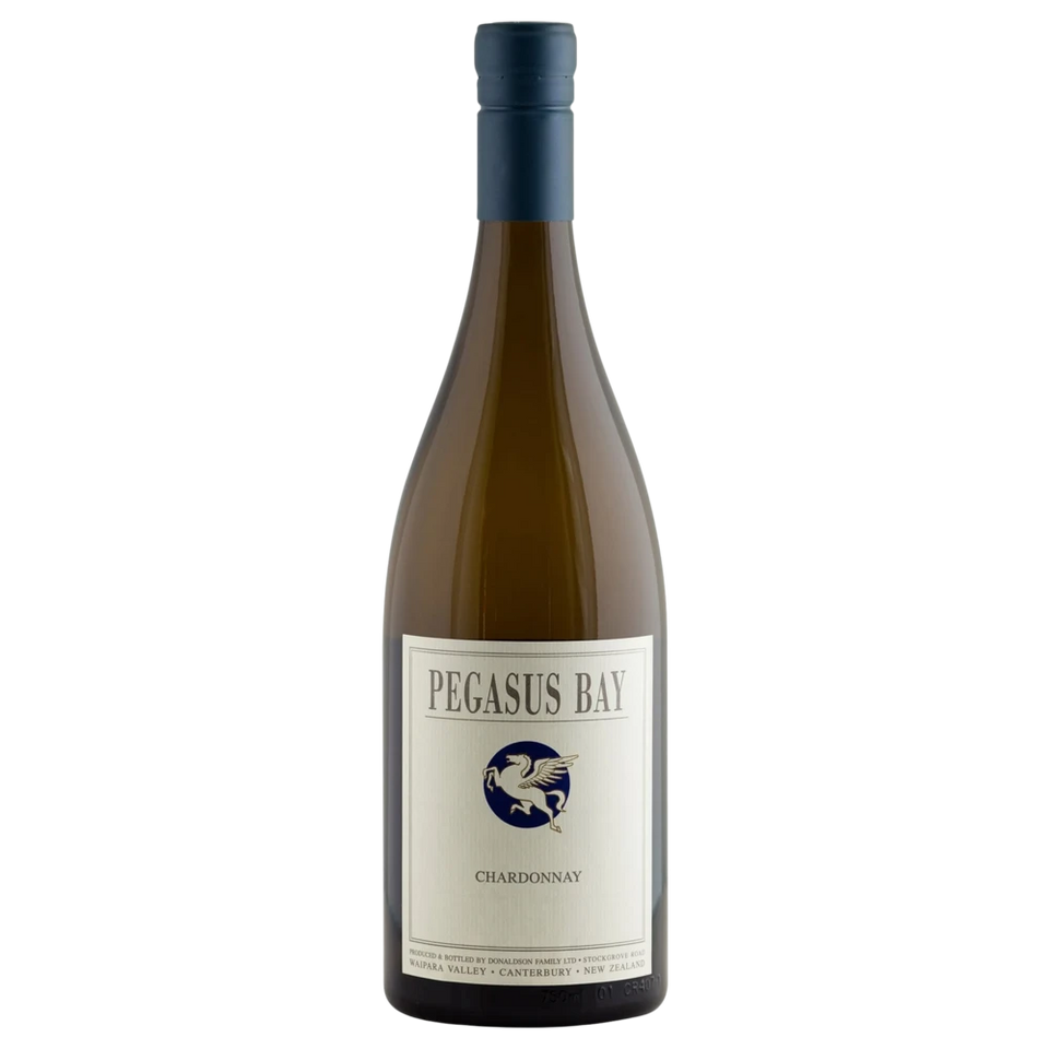 A bottle of Pegasus Bay Chardonnay 2022 750ml White Wine