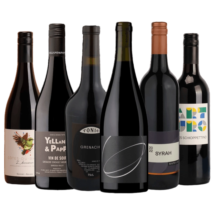 A collection of Autumn Reds Discover 6 Pack Valued at $224 from The Wine Collective