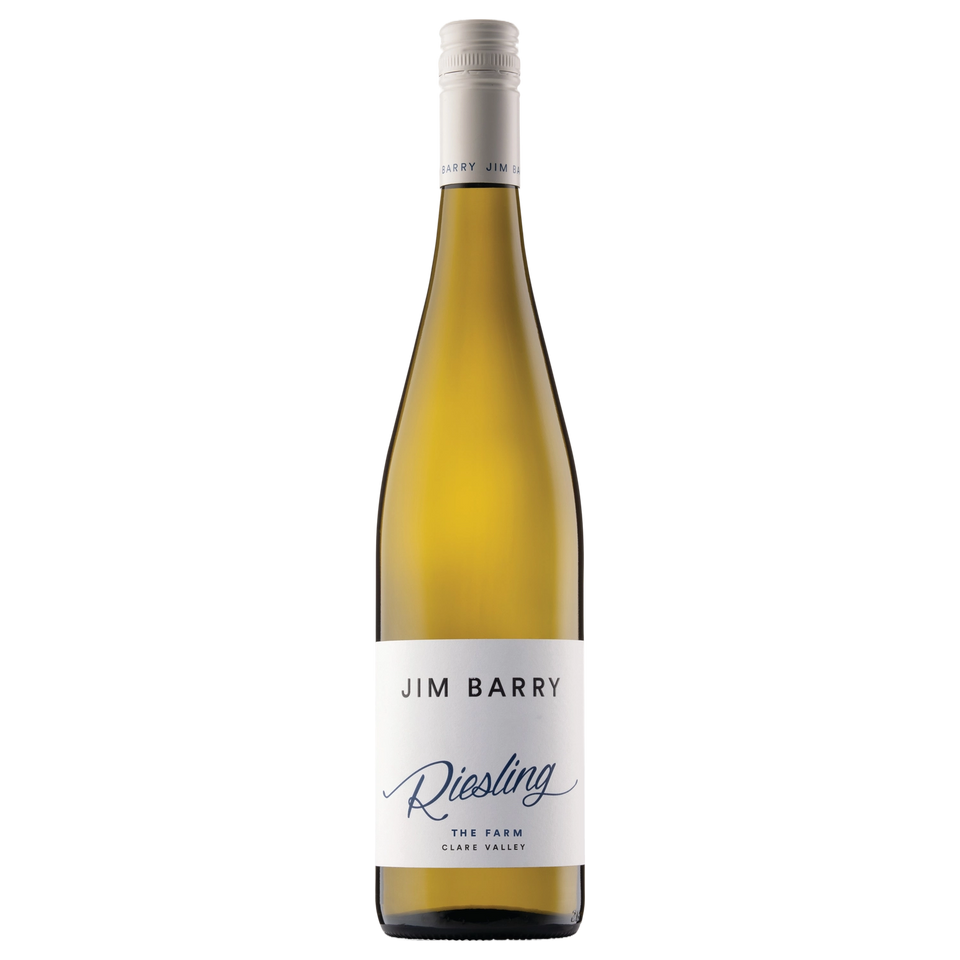 A bottle of Jim Barry Single Vineyard The Farm Riesling 2025 750ml White Wine