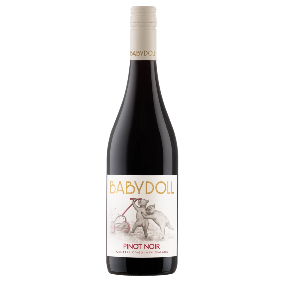 A bottle of Babydoll Pinot Noir 2024 750ml Red Wine