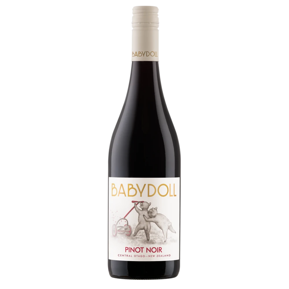 A bottle of Babydoll Pinot Noir 2024 750ml Red Wine