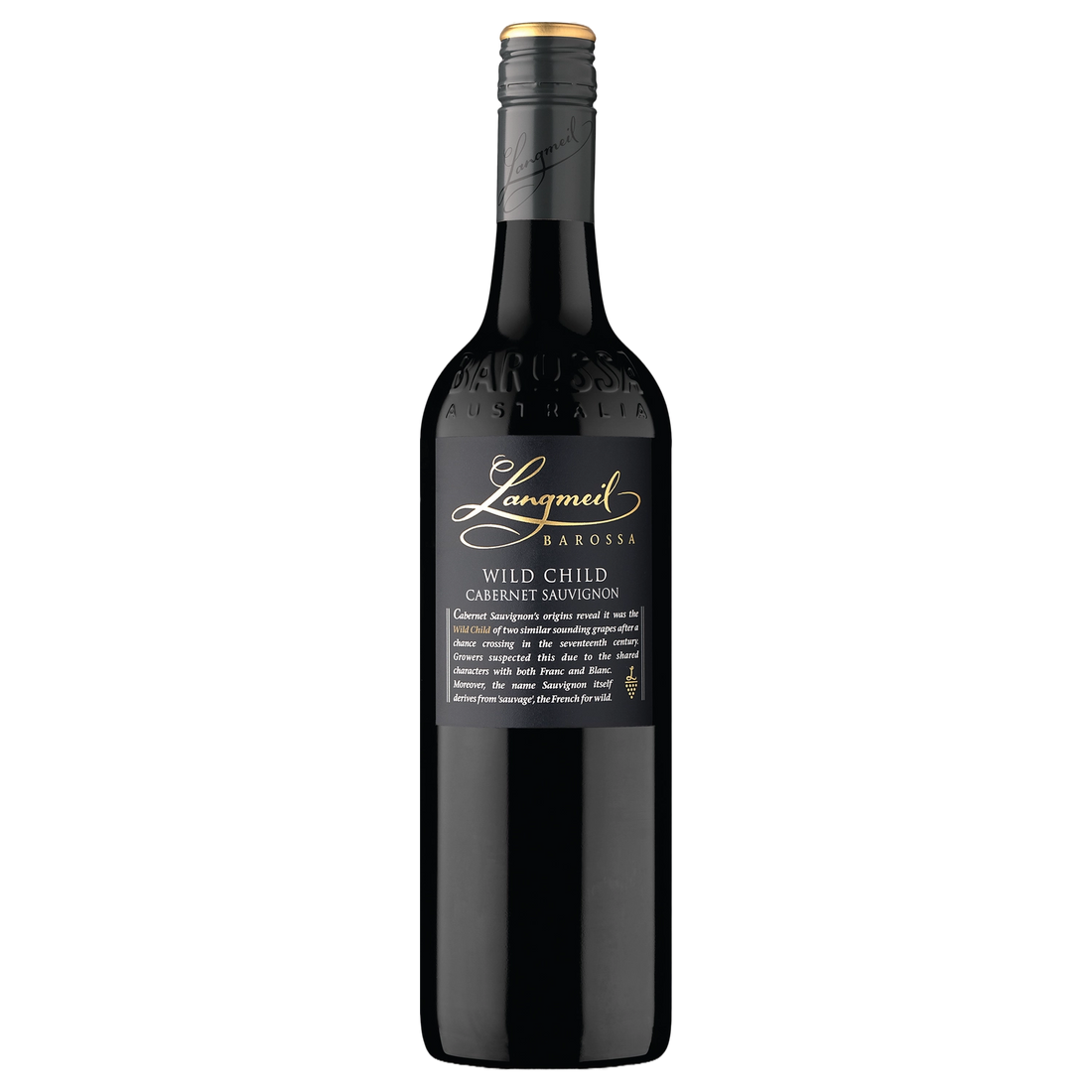 A bottle of Langmeil Wild Child Cabernet Sauvignon 2023 750ml Red Wine