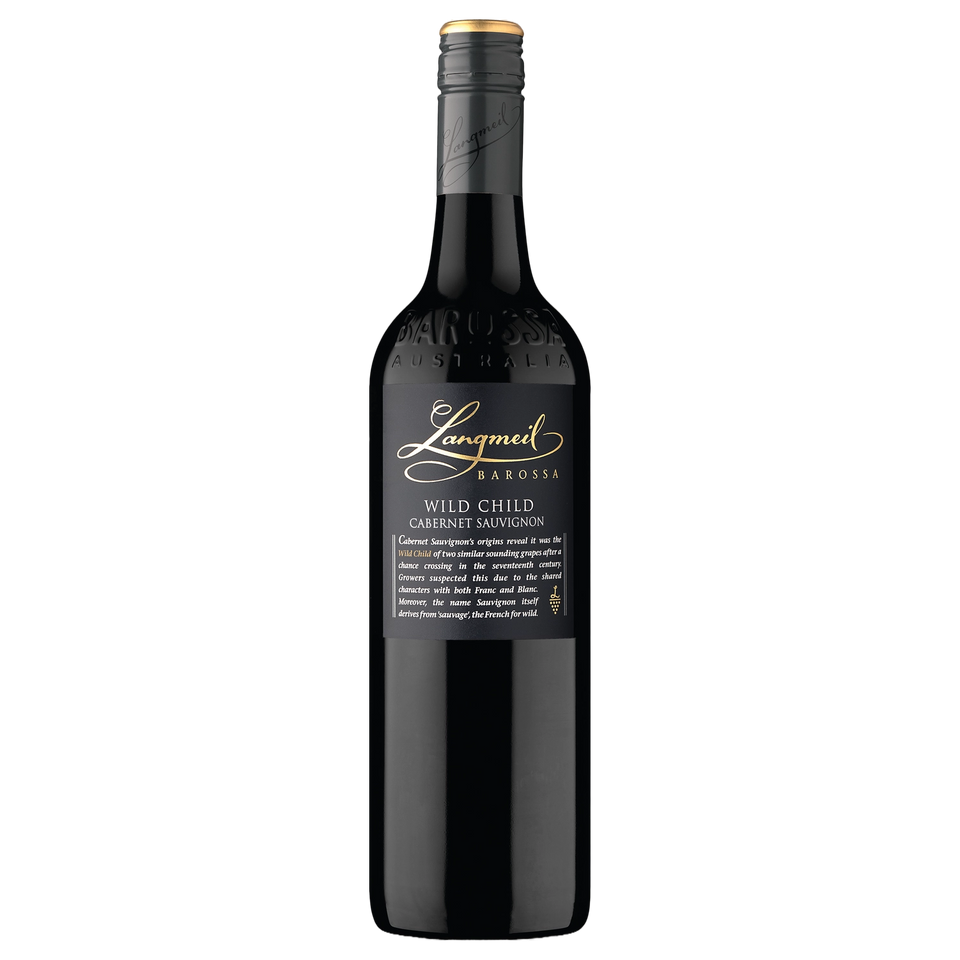 A bottle of Langmeil Wild Child Cabernet Sauvignon 2023 750ml Red Wine