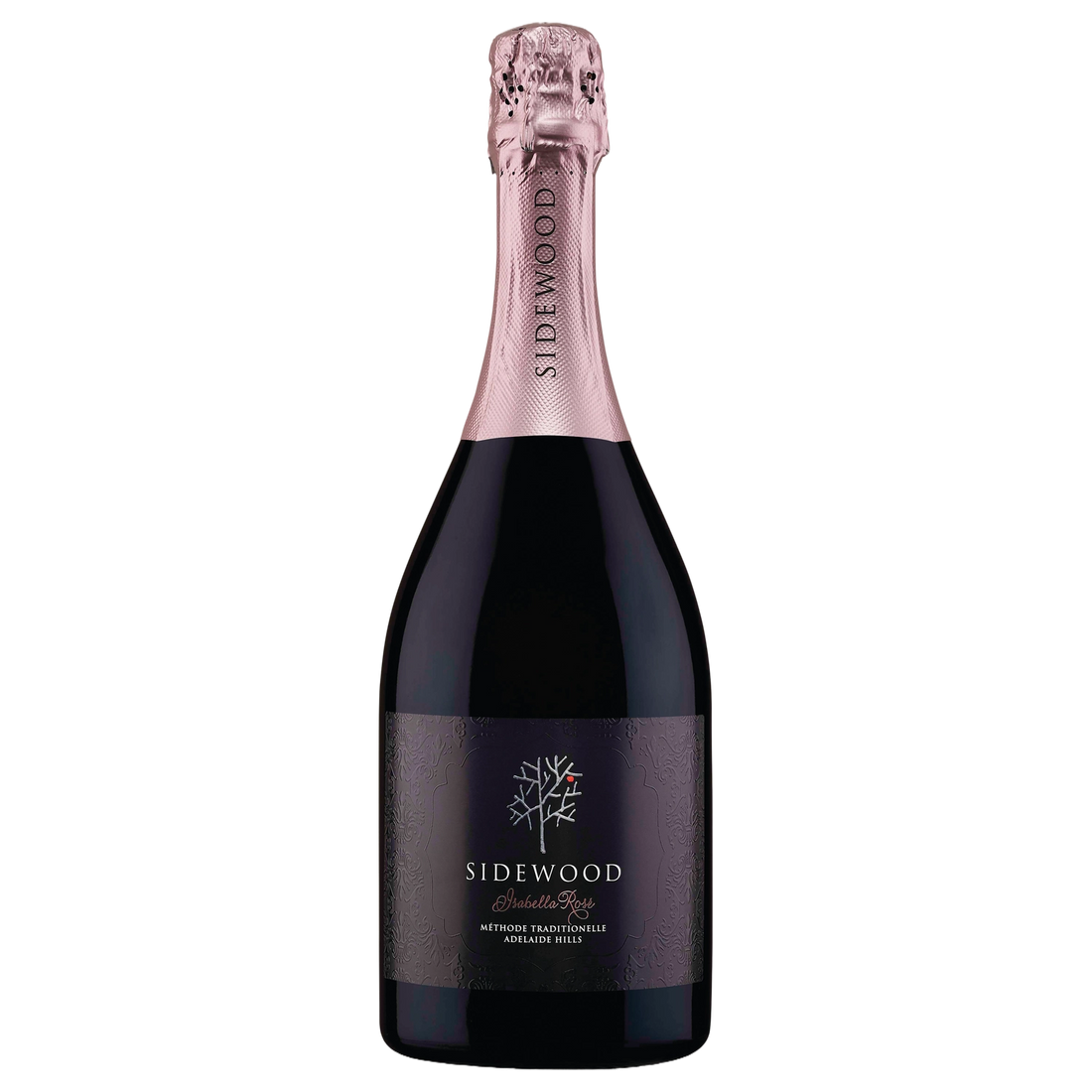 A bottle of Sidewood Vignerons Isabella Sparkling Rosé 2018 750ml Sparkling Wine