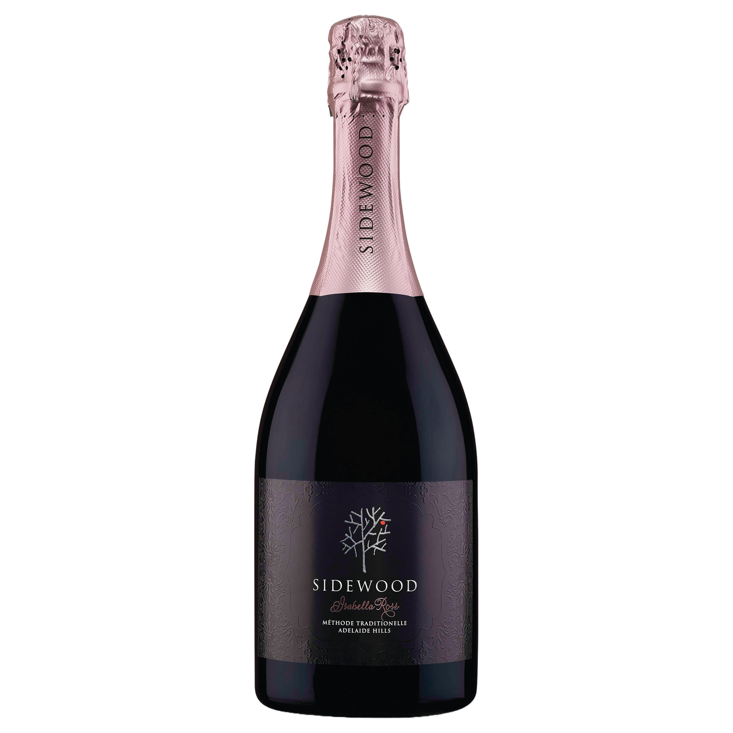A bottle of Sidewood Vignerons Isabella Sparkling Rosé 2018 750ml Sparkling Wine