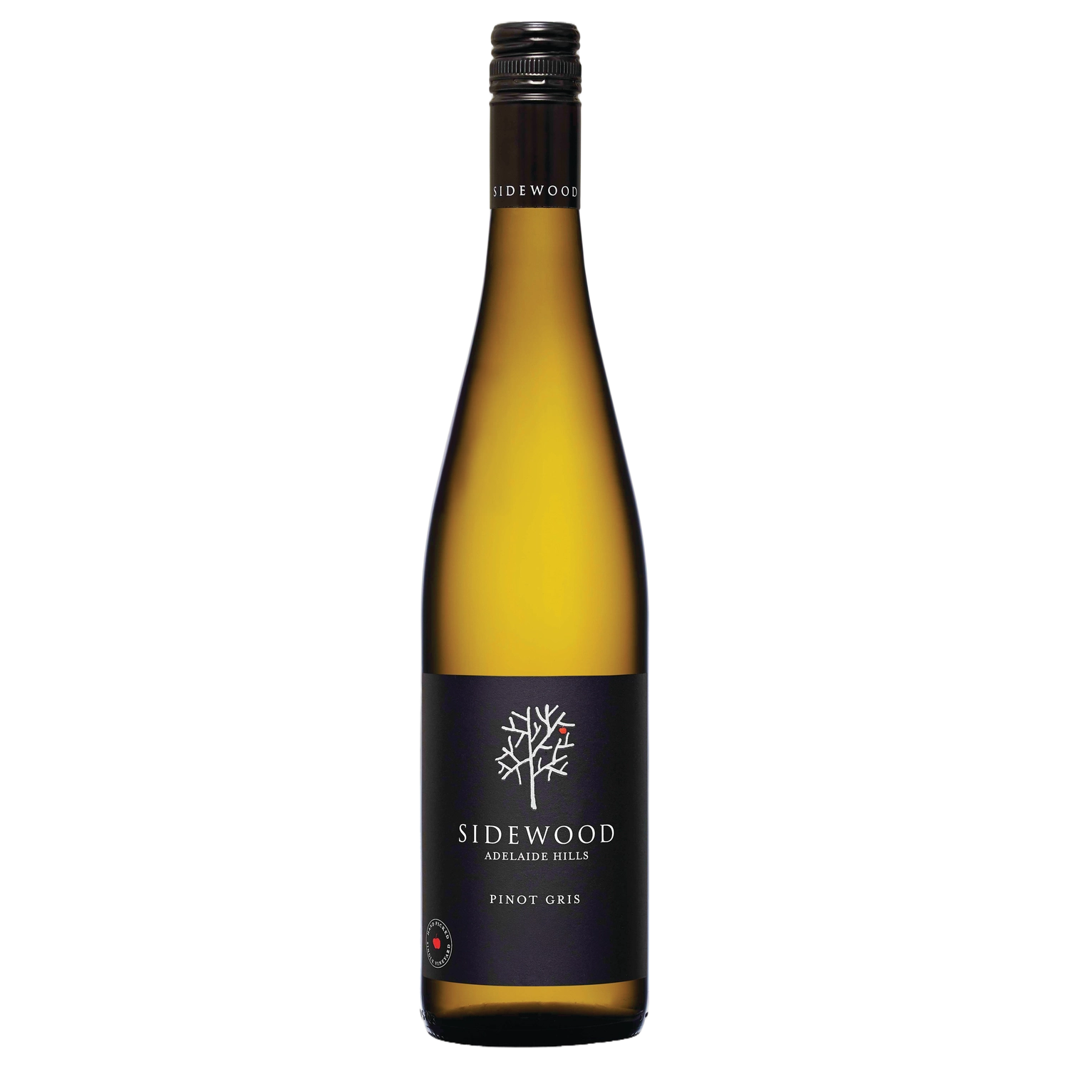 A bottle of Sidewood Estate Pinot Gris 2025 750ml White Wine