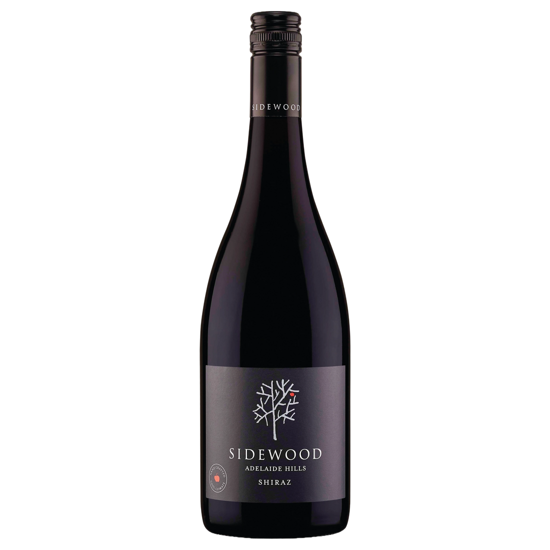 A bottle of Sidewood Estate Shiraz 2022 750ml Red Wine