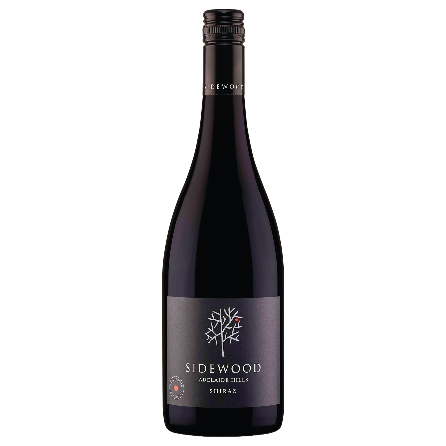 A bottle of Sidewood Estate Shiraz 2022 750ml Red Wine