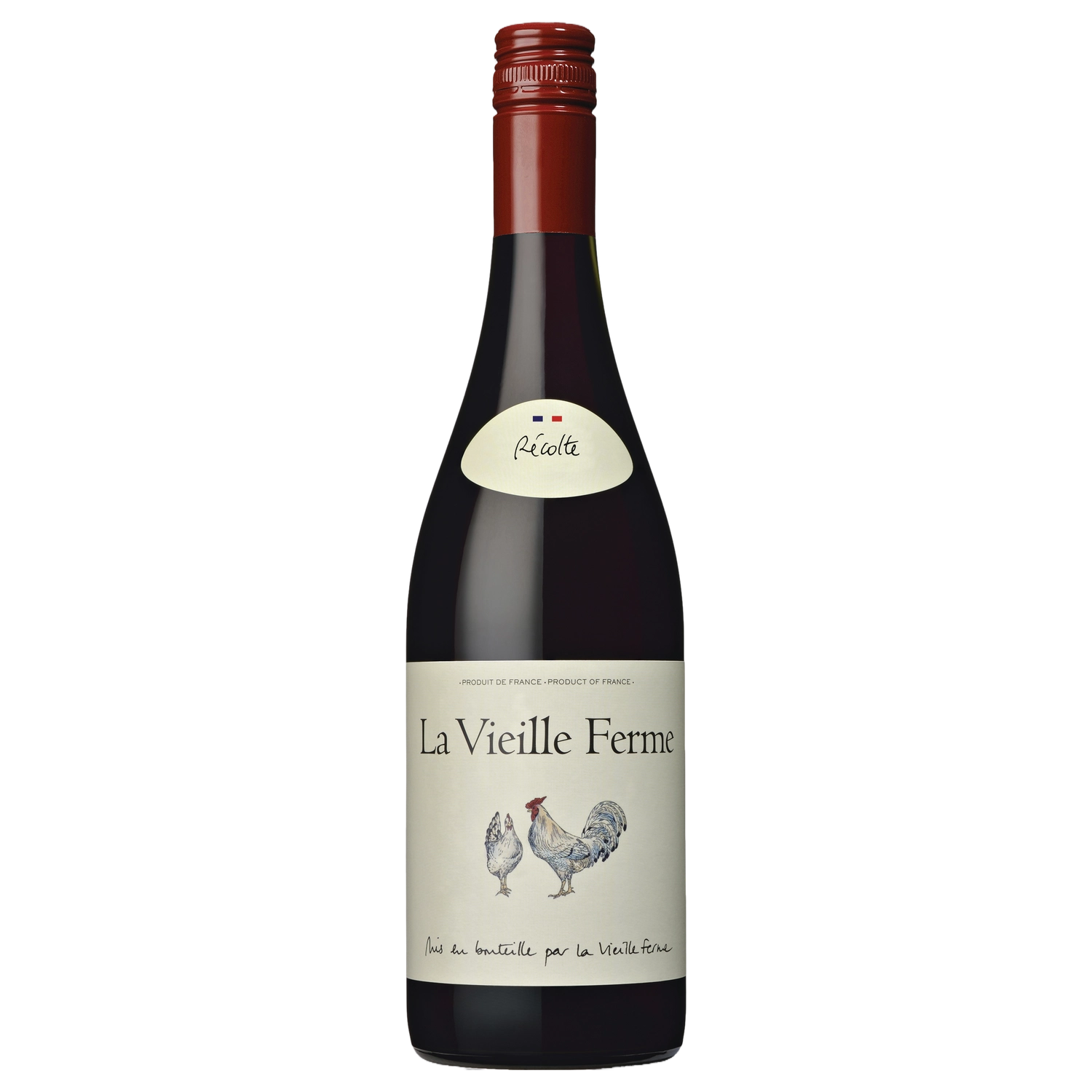 A bottle of La Vieille Ferme Rouge 2024 750ml Red Wine