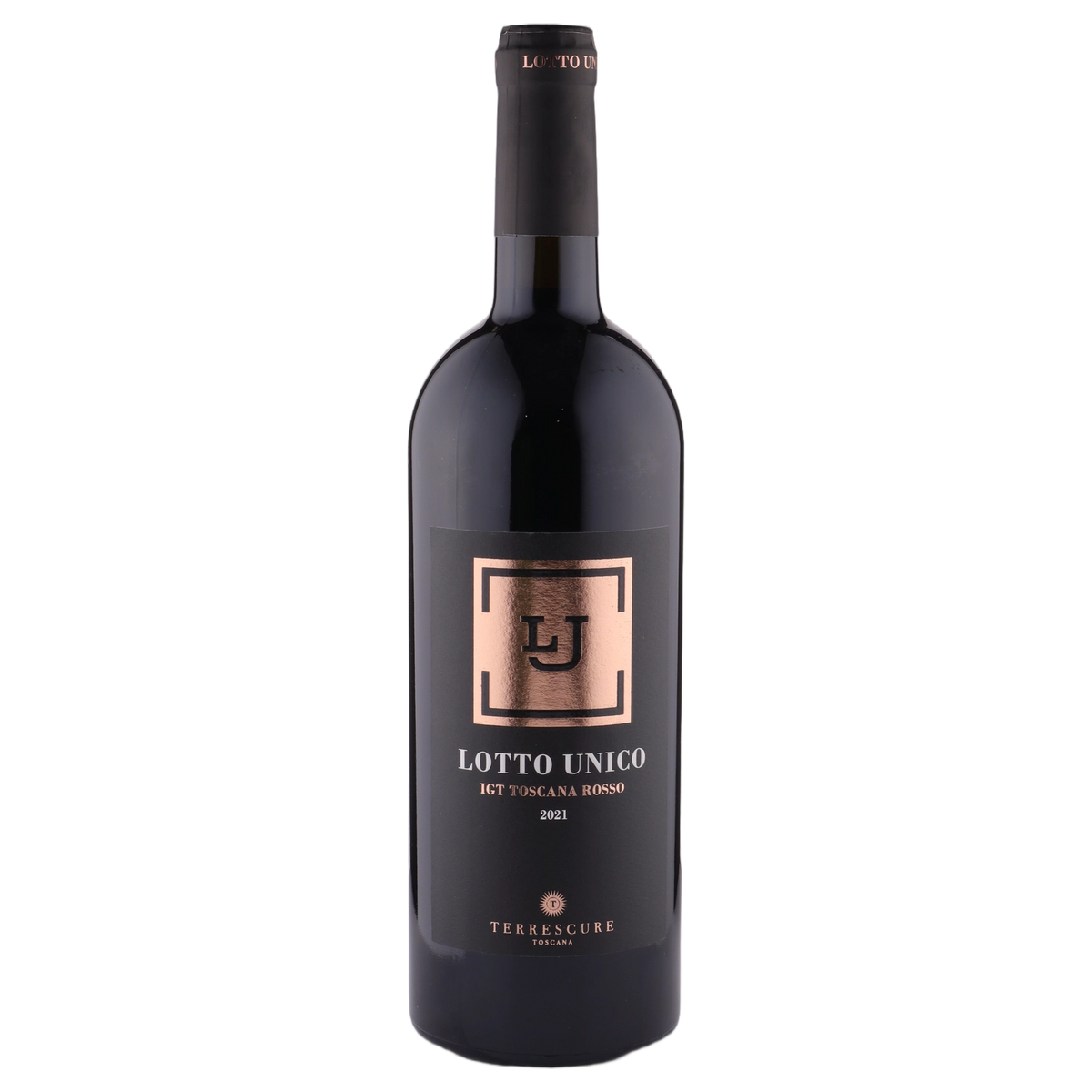 A bottle of Terrescure Lotto Unico IGT Governo All’uso Toscano 2021 750ml Red Wine