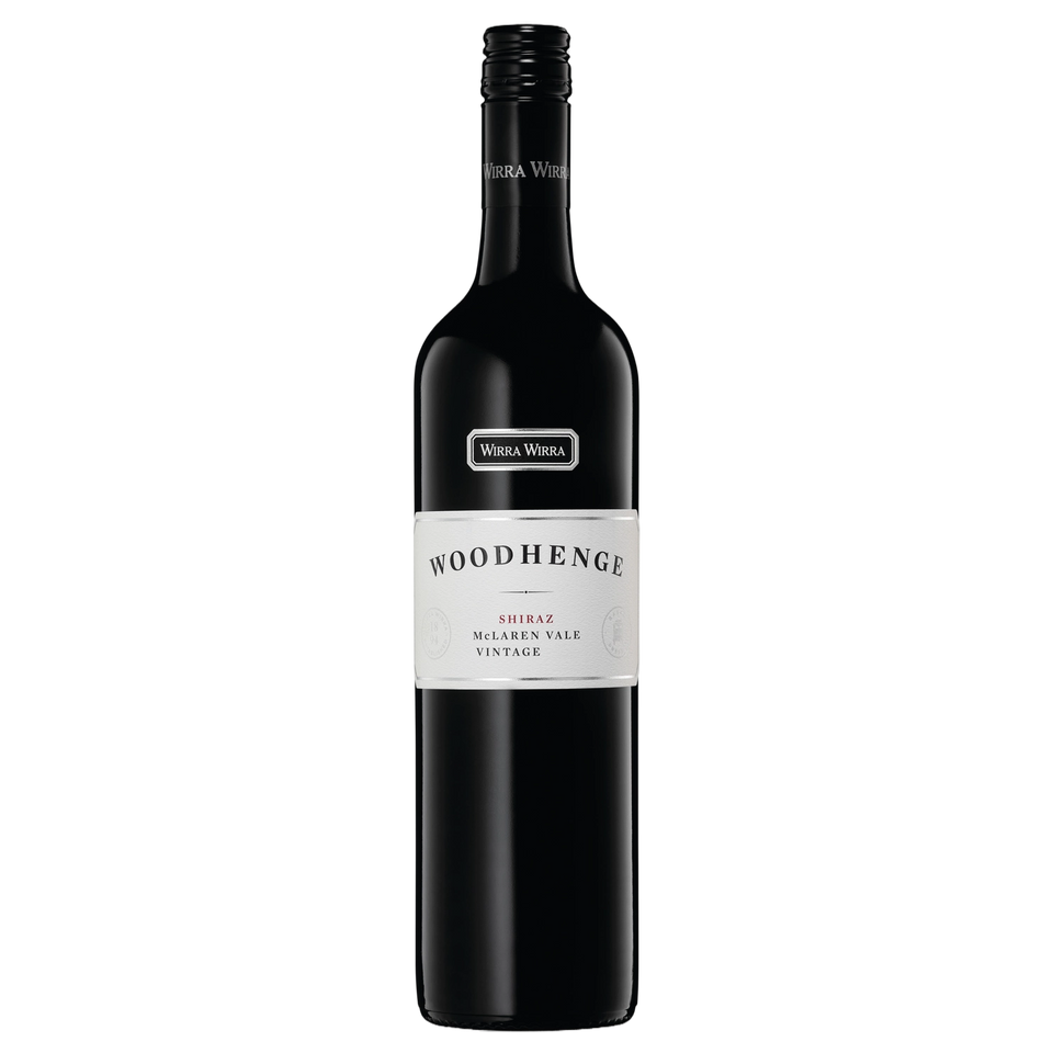 A bottle of Wirra Wirra Woodhenge McLaren Vale Shiraz 2023 750ml Red Wine