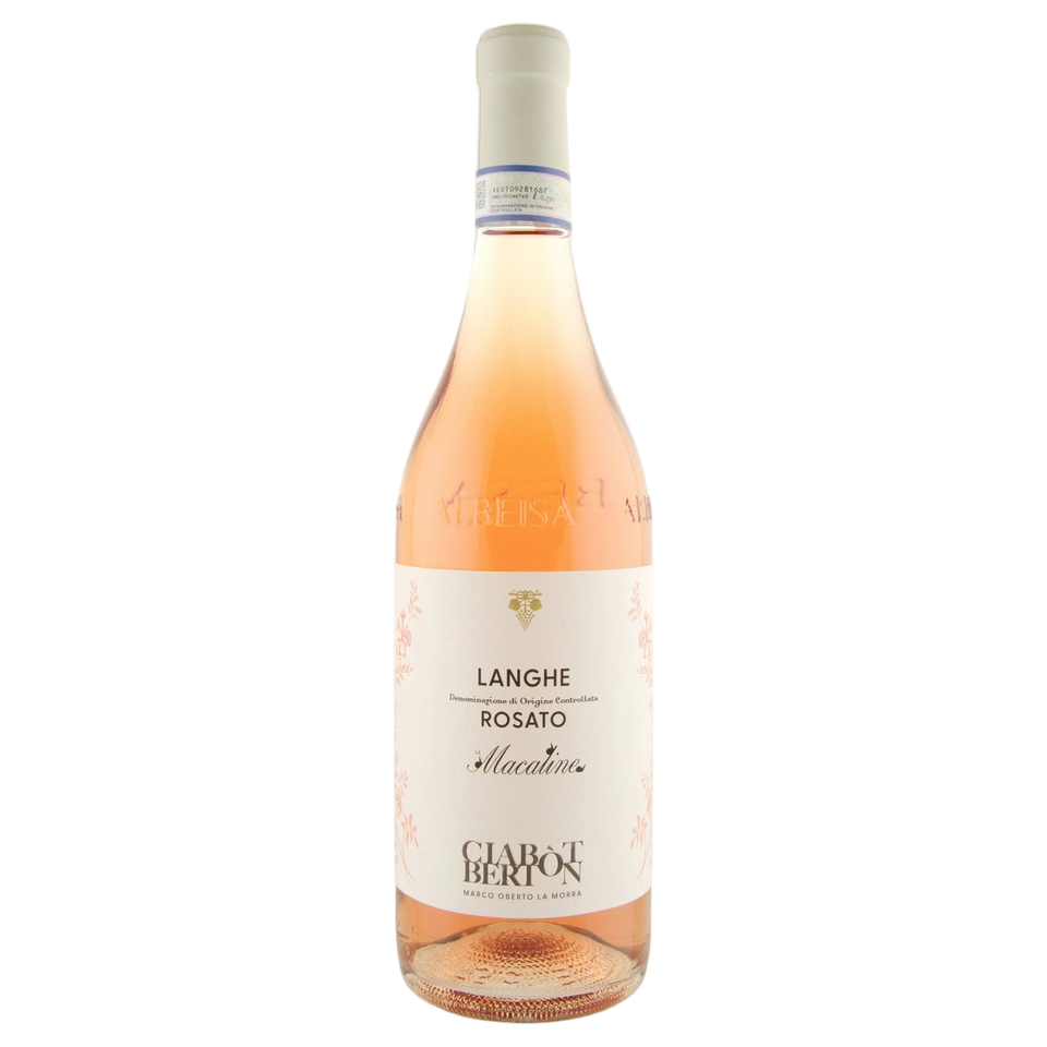 A bottle of Ciabot Berton Langhe Rosato Le Macaline DOC 2025 750ml Rose Wine